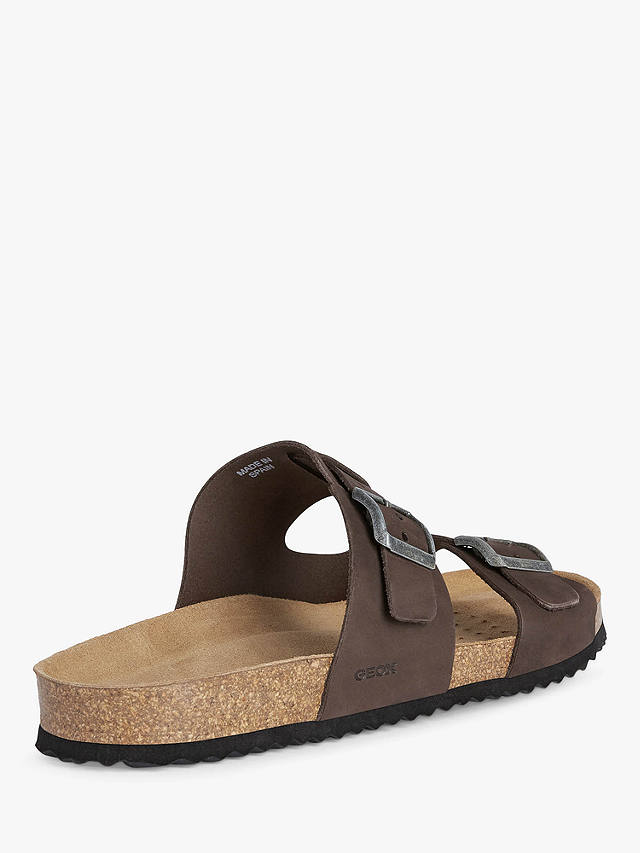 Geox Ghita Leather Footbed Sandals