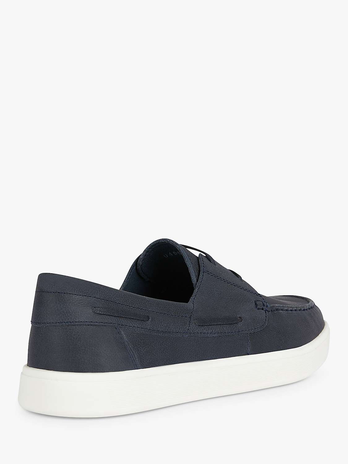 Buy Geox Avola Leather Loafers, Navy Online at johnlewis.com