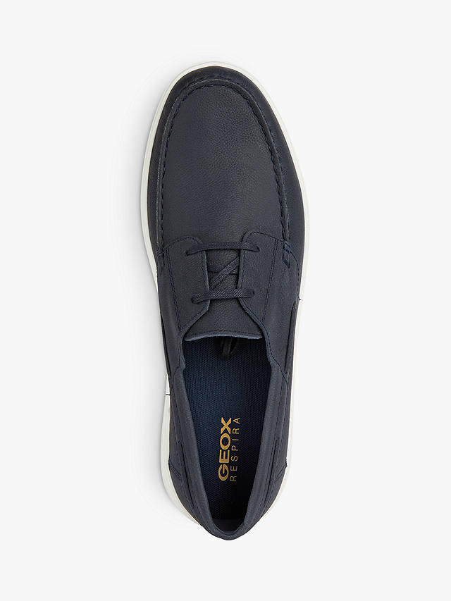 Geox Avola Leather Loafers, Navy