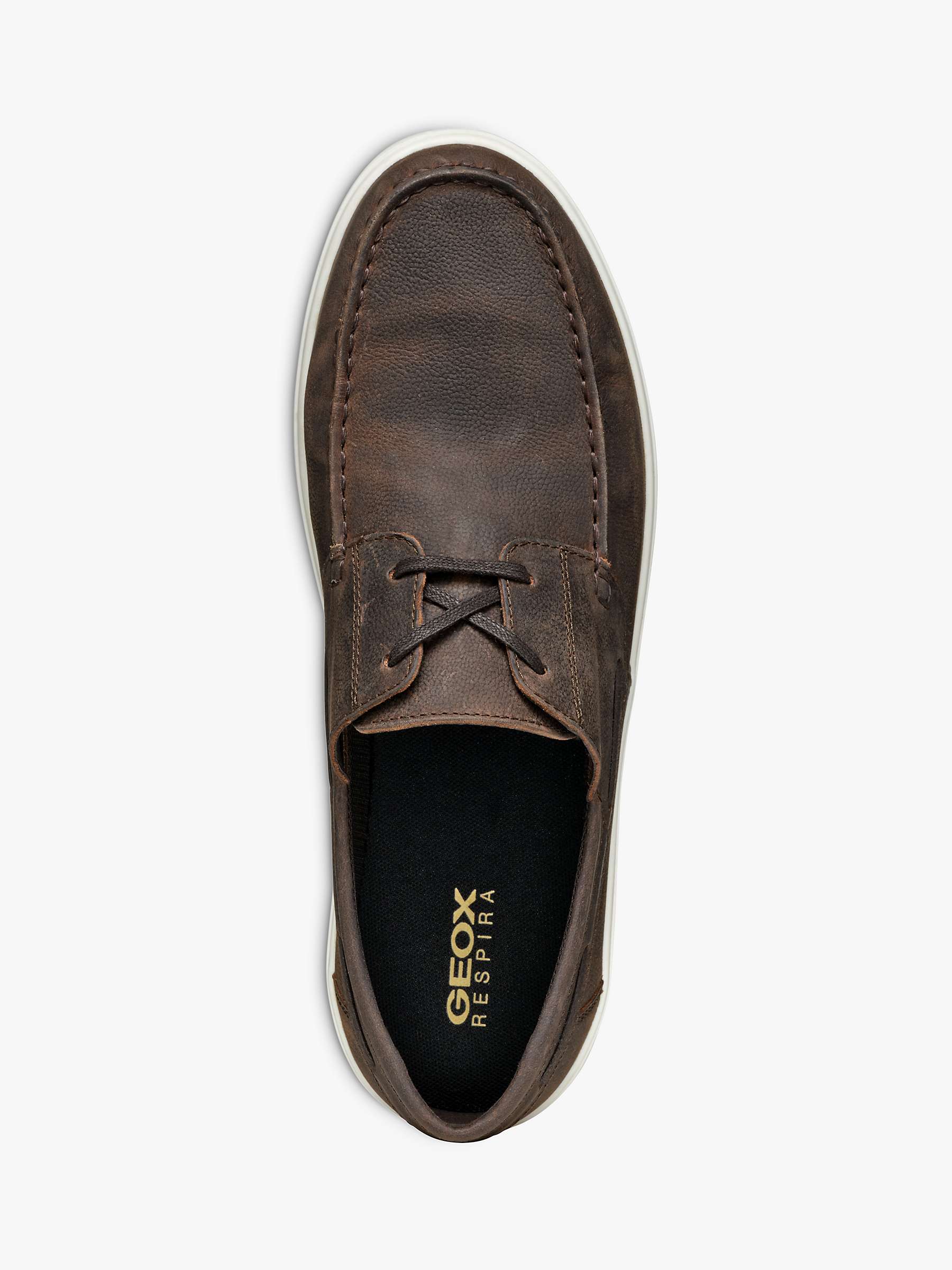 Buy Geox Avola Leather Loafers, Light Brown Online at johnlewis.com