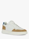 Geox Arvier Low Cut Sneakers, White/Beige