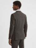 Reiss Peak Plain Blazer, Chocolate