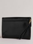 Ted Baker Crocey Croc Leather Envelope Clutch Bag