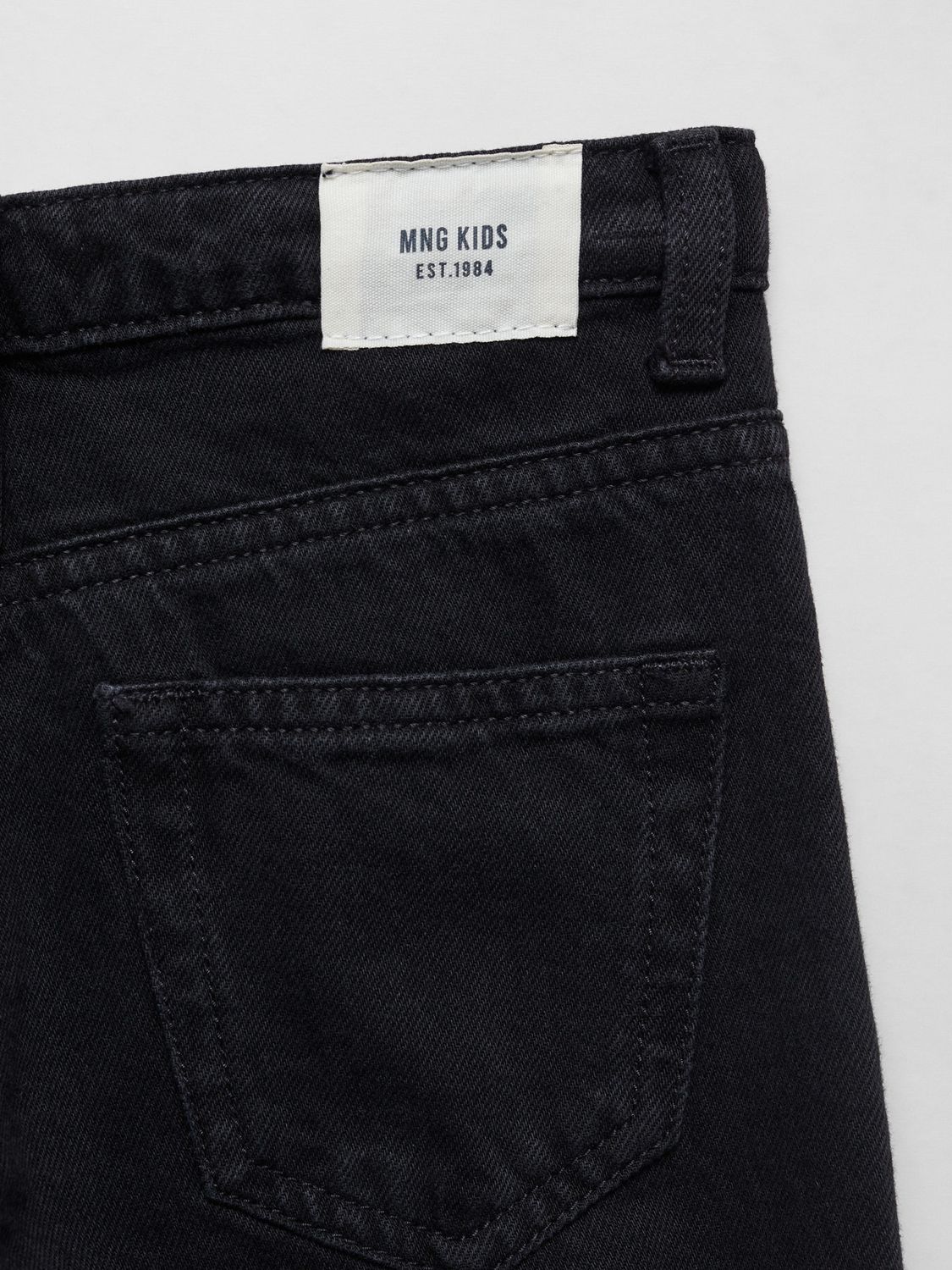 Mango Kids' Culotte Jeans, Open Grey, 8 years