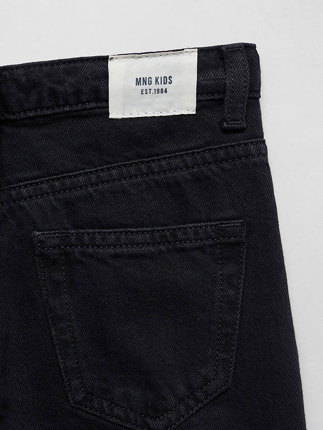 Mango Kids' Culotte Jeans, Open Grey