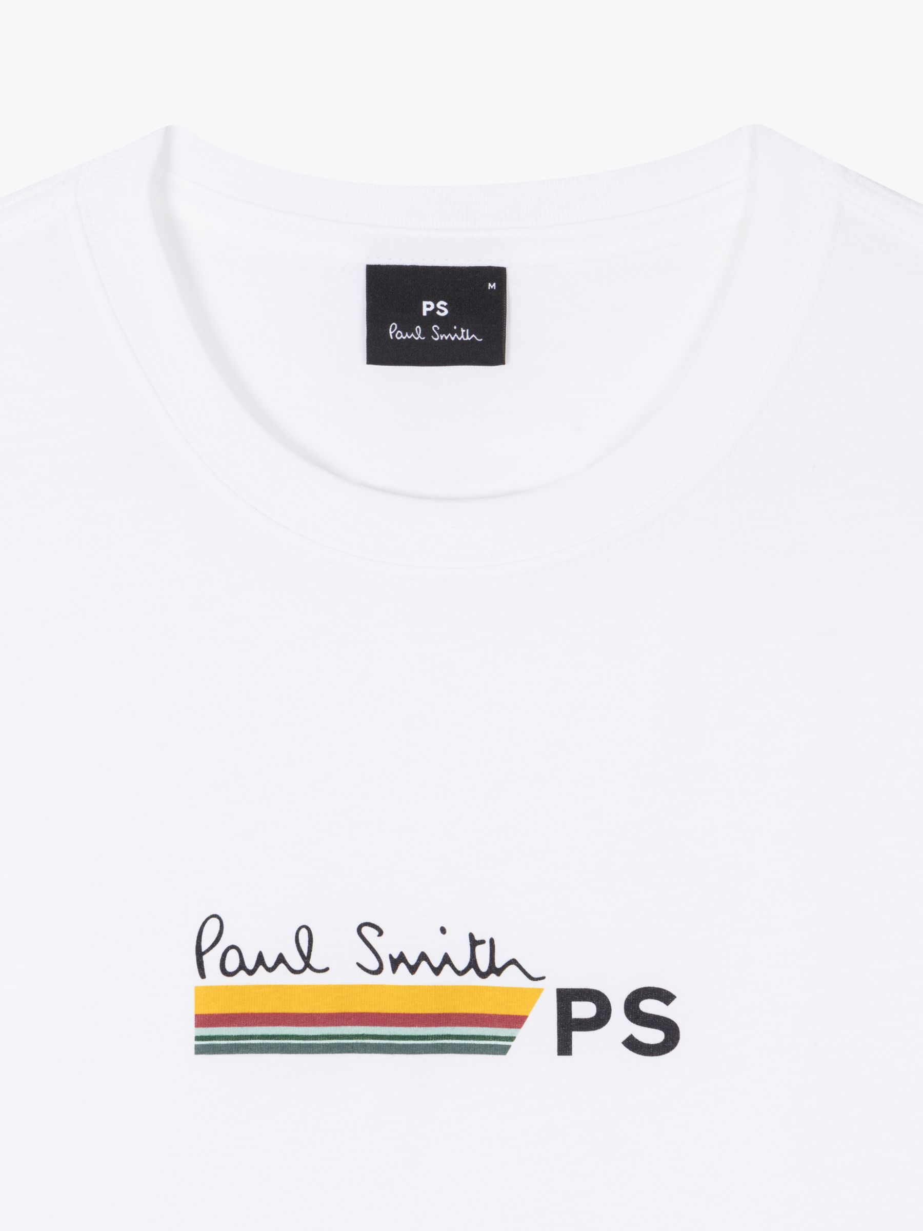 Buy Paul Smith Regular Fit Stripe Logo T-Shirt Online at johnlewis.com