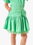 Angel & Rocket Kids' Roxie Rose Corsage Mini Skirt, Green