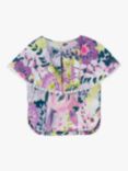 Angel & Rocket Kids' Floral Print Collar Blouse, Multi