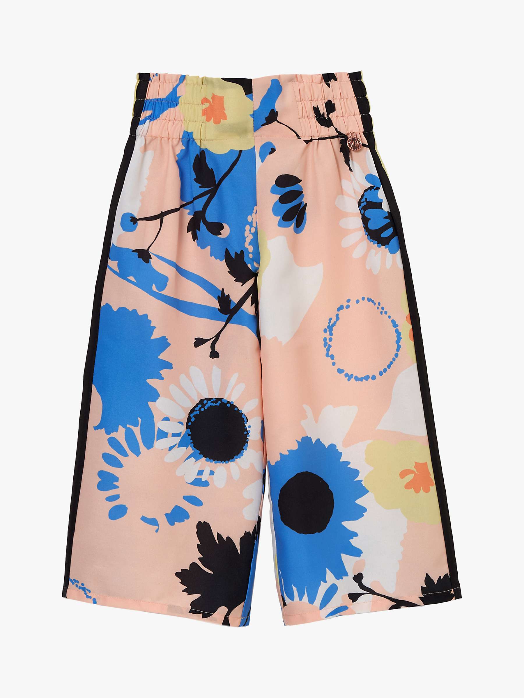 Buy Angel & Rocket Kids' Serena Wide Leg Trousers, Apricot Online at johnlewis.com