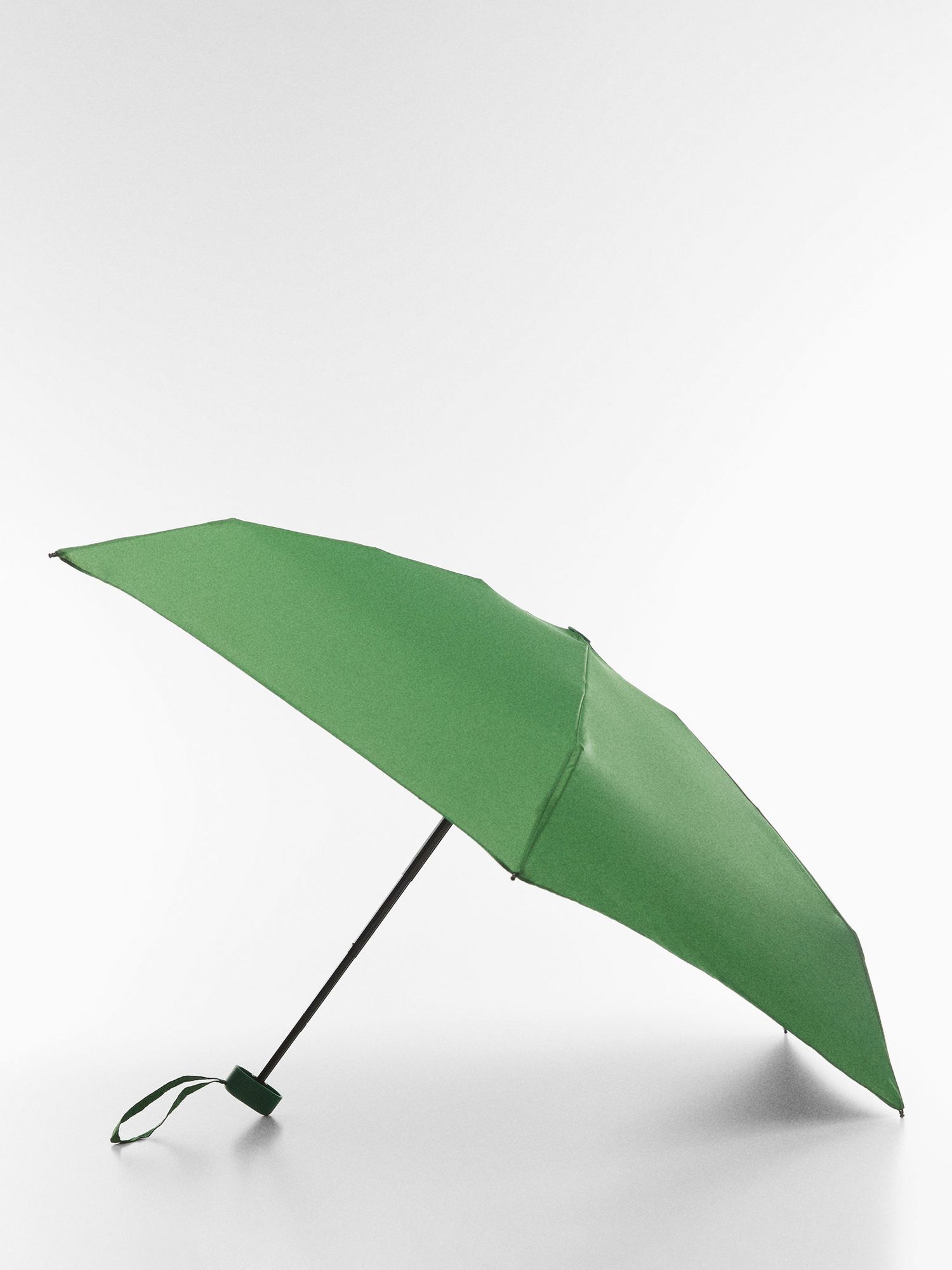 Mango Mini Folding Umbrella, Green