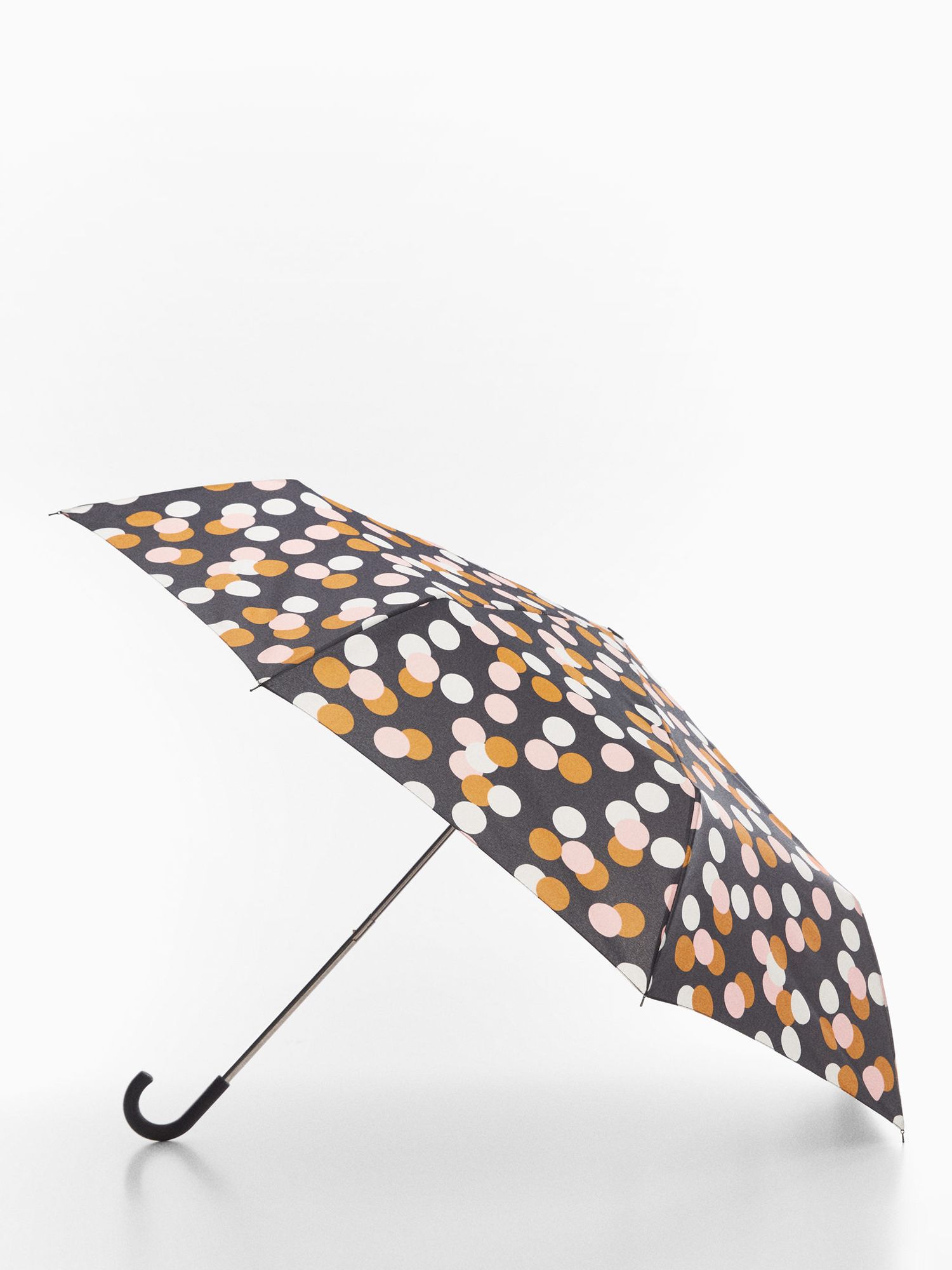 Buy Mango Lunares Spot Print Umbrella, Navy/Multi Online at johnlewis.com