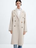 Mango Picarol Wool Blend Coat