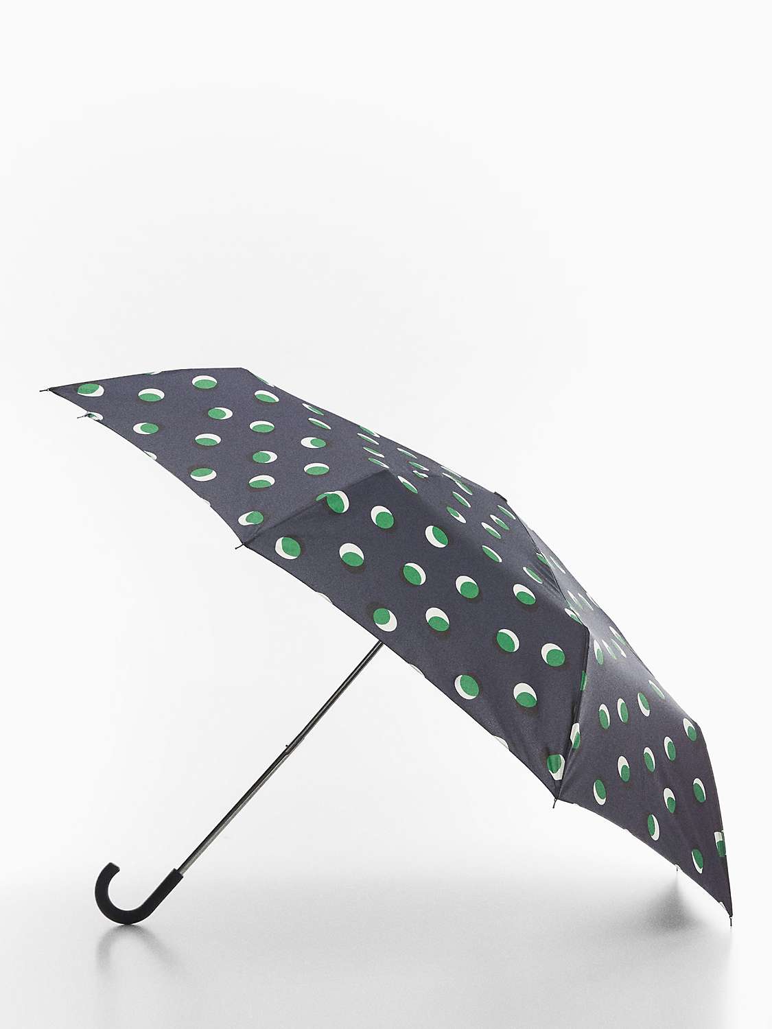 Buy Mango Moon Folding Umbrella, Blue/Multi Online at johnlewis.com