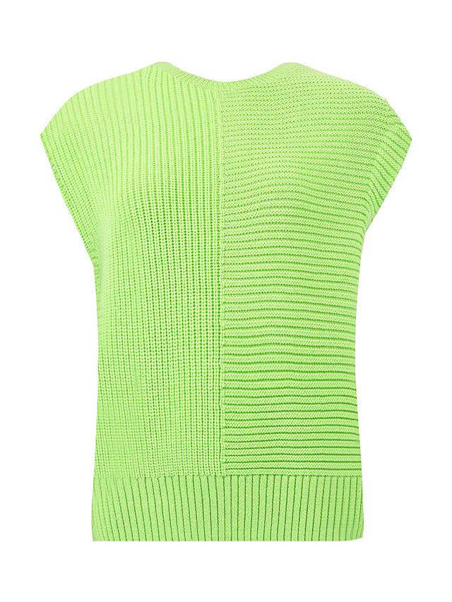 Ro&Zo Oversized Wool Blend Knit Tank Top, Green