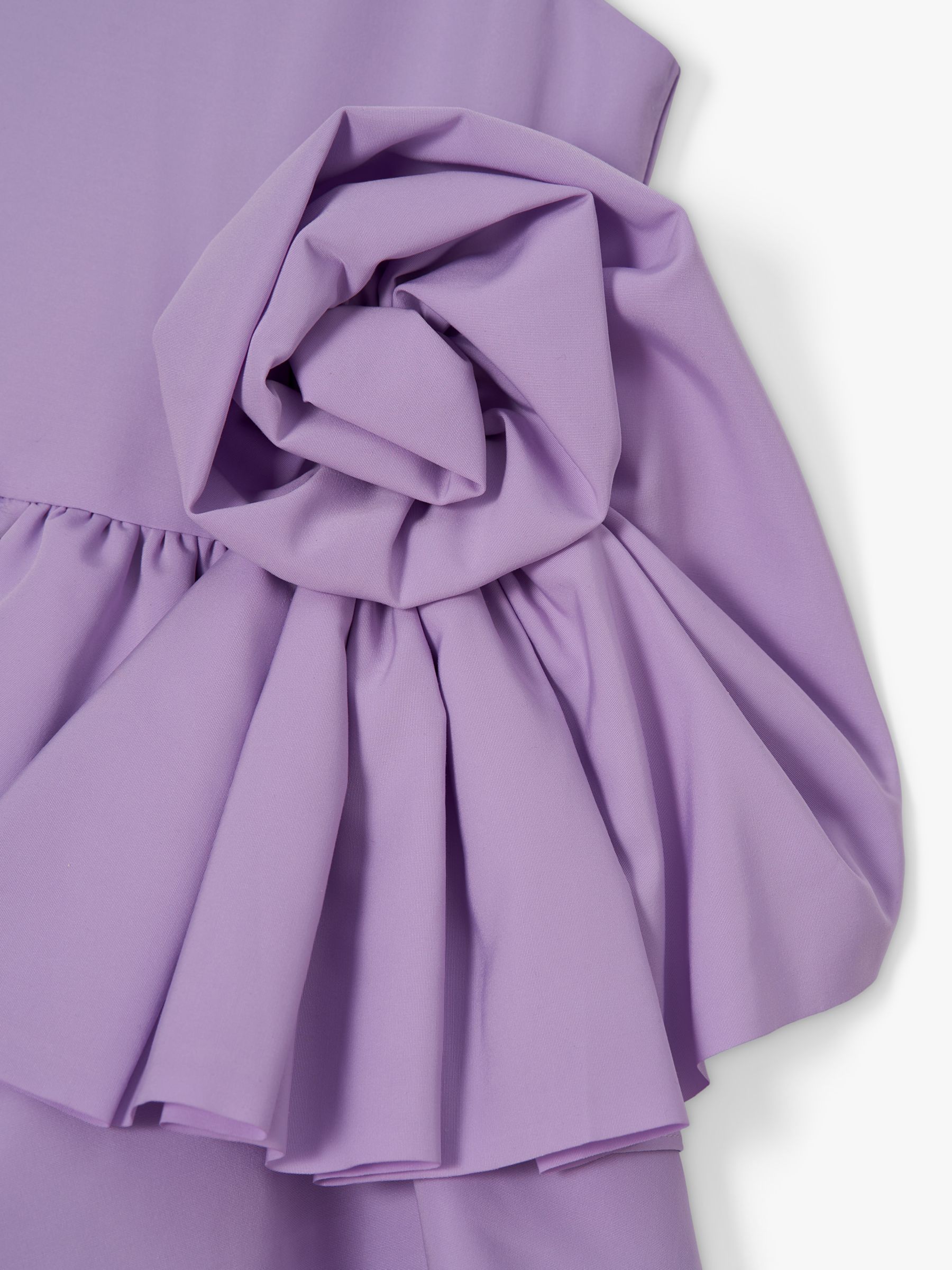 Angel & Rocket Kids' Lourdes Corsage Waist Occasion Dress, Purple, 14 years
