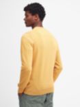 Barbour Pima Cotton Crew Jumper, Honey Gold