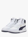PUMA Kids' Caven 2.0 Mid Trainers, White/Navy