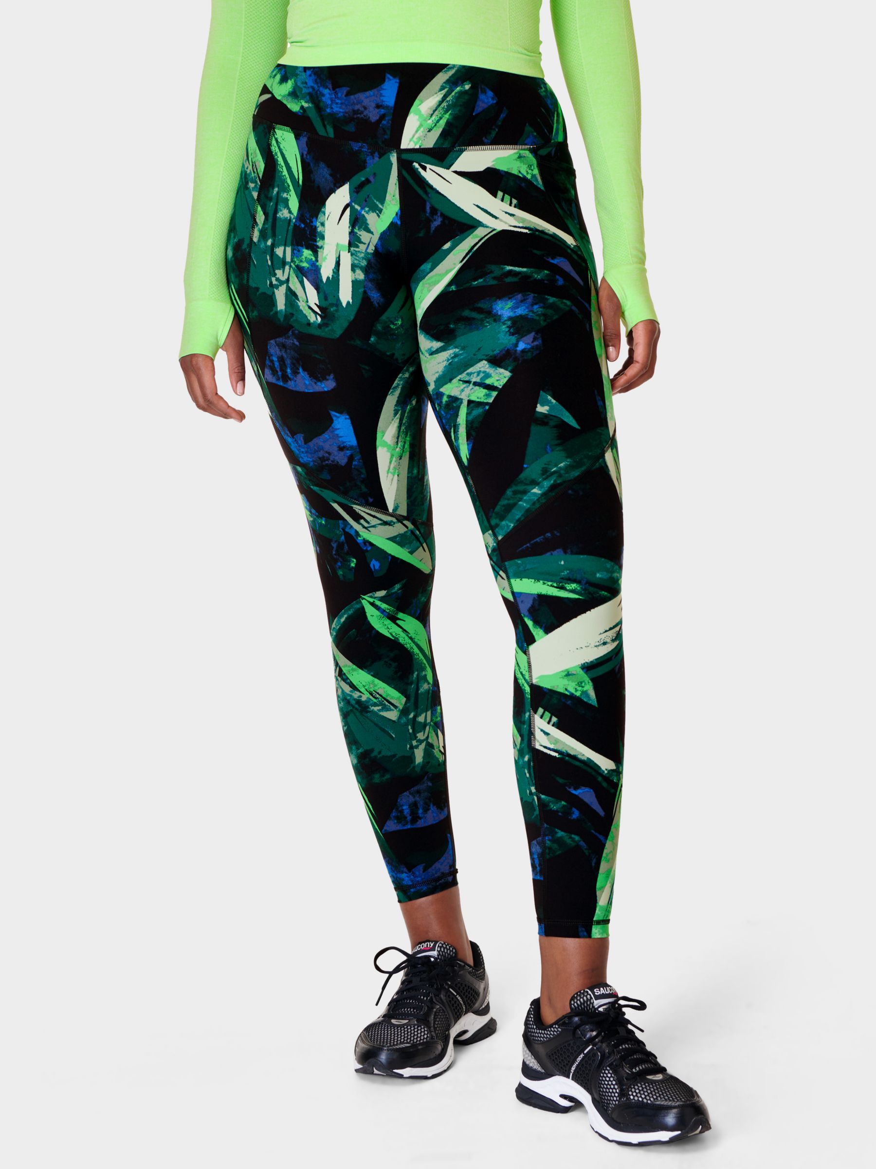 Sweaty Betty Power 7/8 Gym Leggings, Black Faceted Floral at John Lewis &  Partners