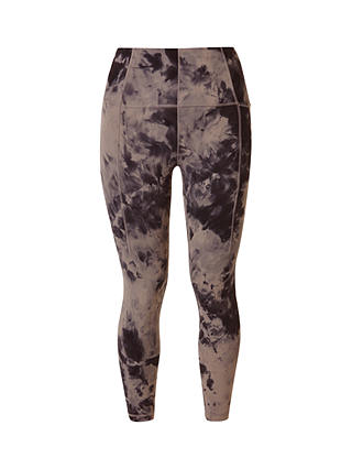 Sweaty Betty Super Soft 7/8 Yoga Leggings, Mocha Spray Dye