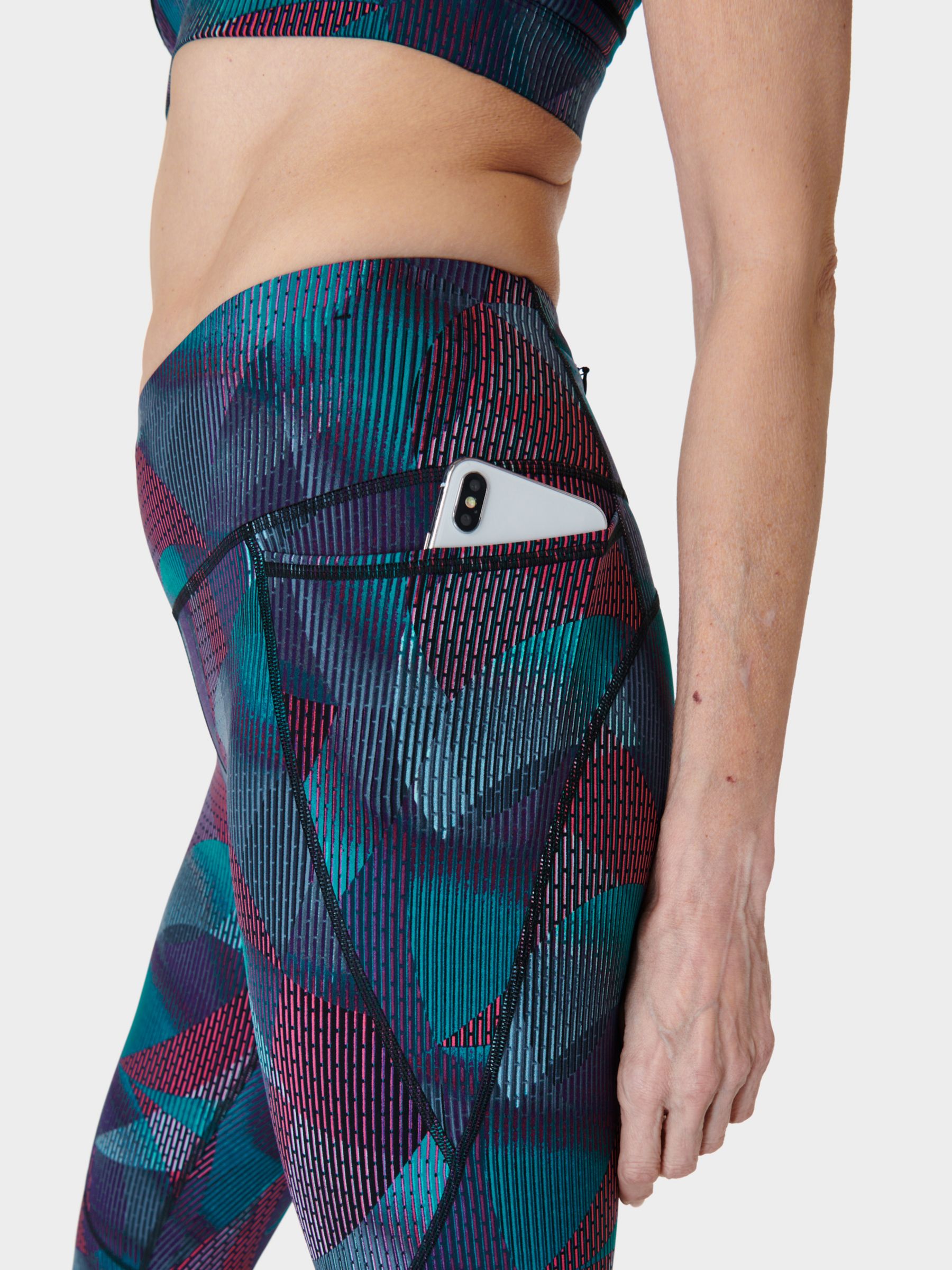 Sweaty Betty Power Workout Leggings, Grey Gradient Shapes at John Lewis &  Partners