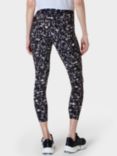 Sweaty Betty Power 7/8 Workout Leggings, Black Elec Texture