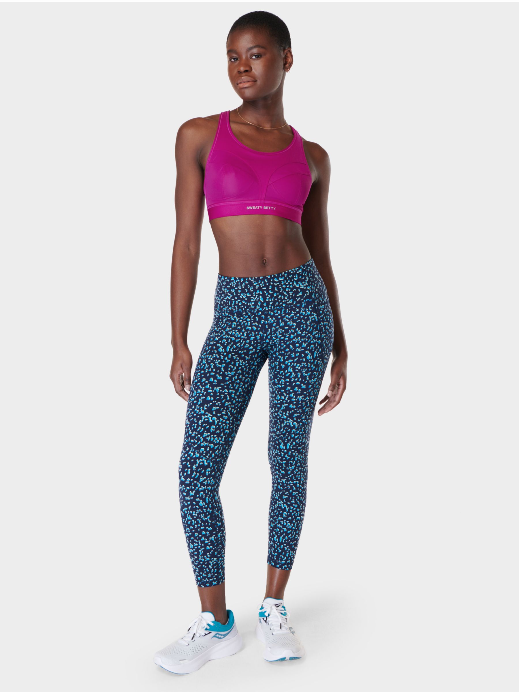 Sweaty Betty Power 7/8 Workout Leggings, Blue Abstract at John Lewis &  Partners