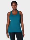 Sweaty Betty Athlete Seamless Workout Tank Top, Reef Teal Blue