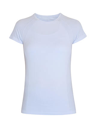 Sweaty Betty Athlete Seamless Workout T-Shirt, Salt Blue