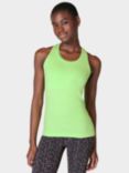 Sweaty Betty Athlete Seamless Workout Tank Top, Zest Green Marl