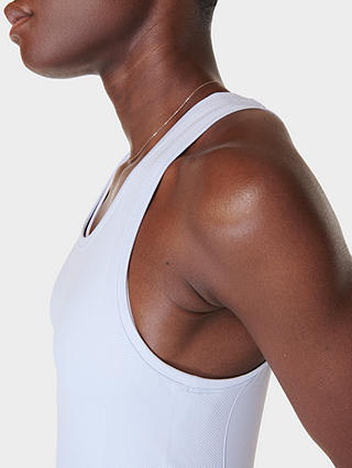 Sweaty Betty Athlete Seamless Workout Tank Top, Salt Blue