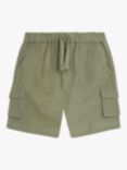 JoJo Maman Bébé Linen Blend Shorts, Khaki