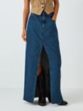 rag & bone Avery Featherweight Denim Maxi Skirt, Ari