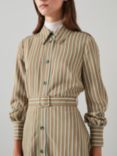 L.K.Bennett Frances Midi Stripe Shirt Dress, Multi