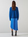 L.K.Bennett Zoe Wool Blend Knitted Top, Blue, Blue