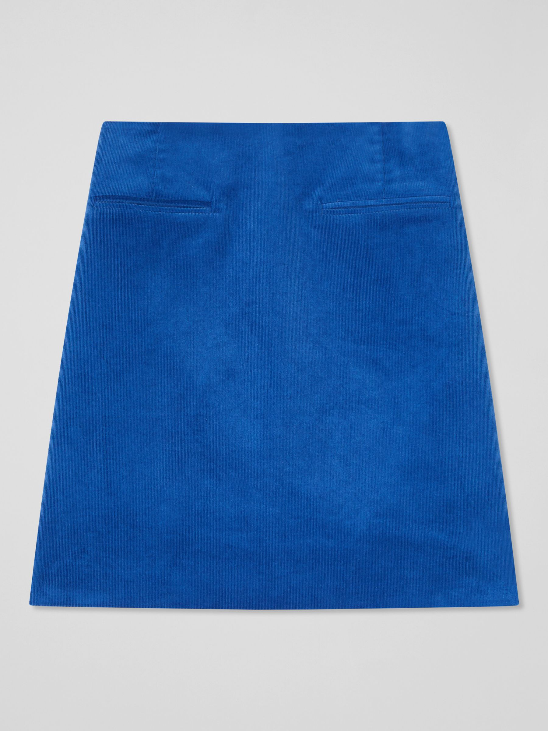 Buy L.K.Bennett Deborah Mini A-Line Skirt, Blue Online at johnlewis.com