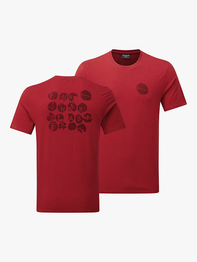 Montane Transpose Organic Cotton T-Shirt, Acer Red