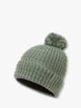 Montane Nev Merino Wool Blend Cable Knit Bobble Hat, Pale Sage
