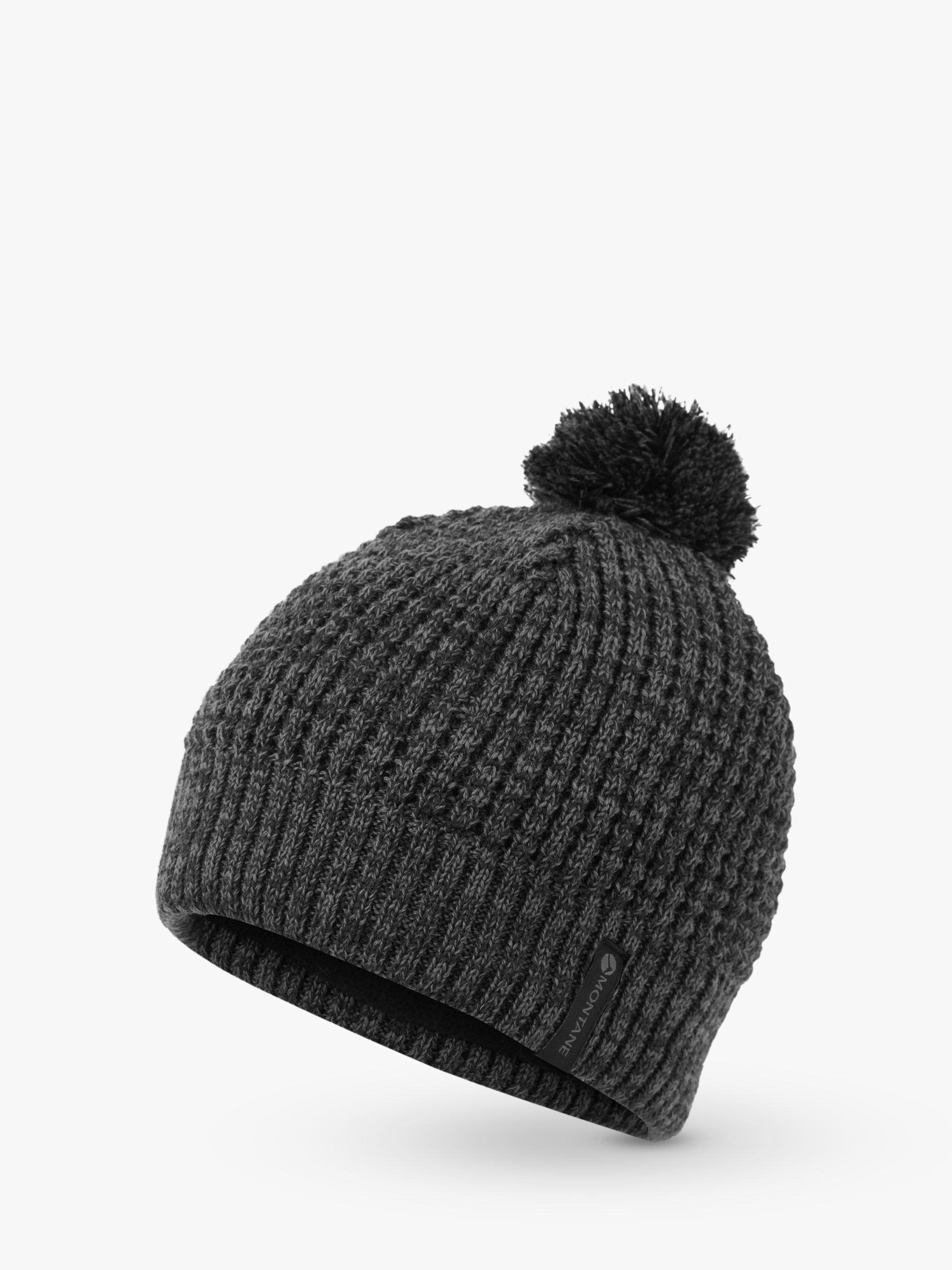 Montane Pip Merino Wool Blend Bobble Hat, Black, One Size
