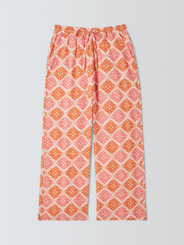AND/OR Mosaic Tile Pyjama Bottoms, Pink/Multi