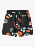 Carhartt WIP Swim Shorts, Black/Multi