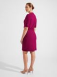 Hobbs Marianne Knitted Shift Dress, Bramble Purple