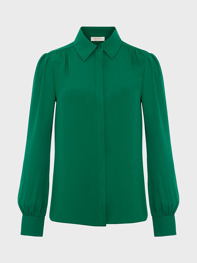 Hobbs Caitlyn Chiffon Shirt, Green