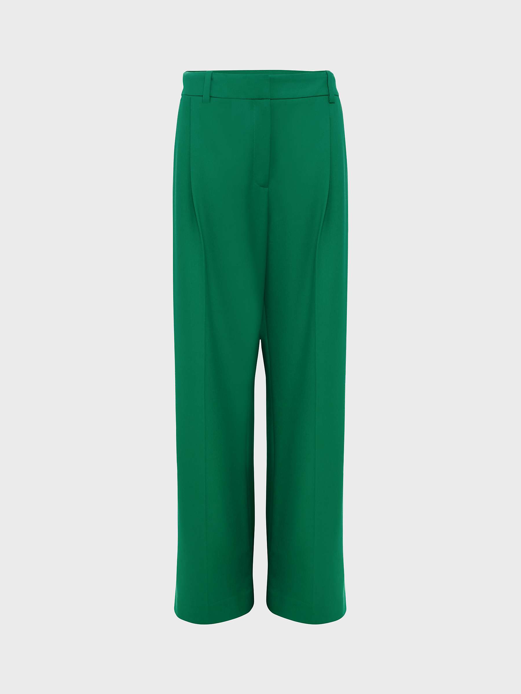 Buy Hobbs Verona Wide Leg Trousers, Malachite Green Online at johnlewis.com