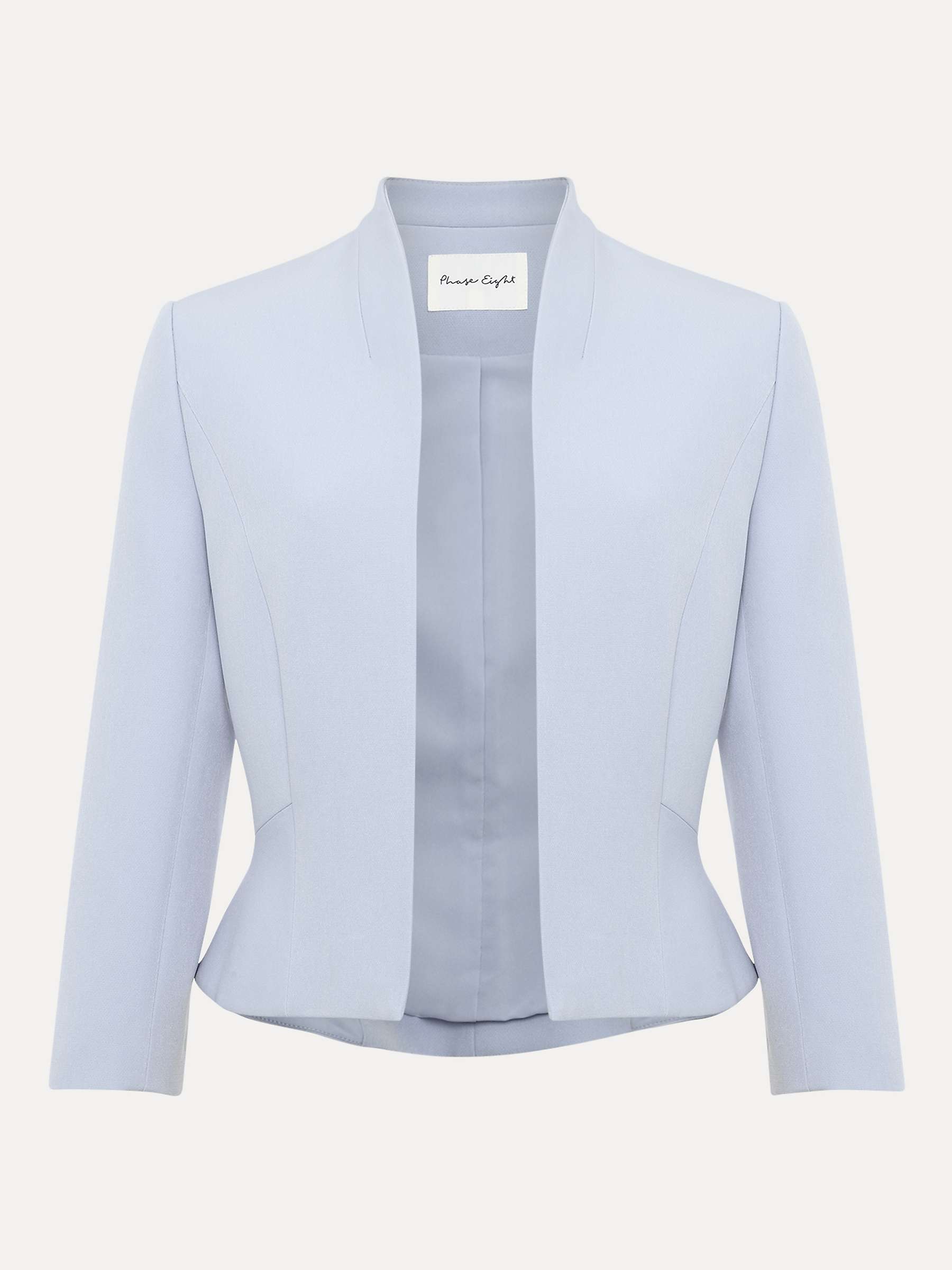 Buy Phase Eight Daisy Fitted Peplum Jacket, Pale Blue Online at johnlewis.com