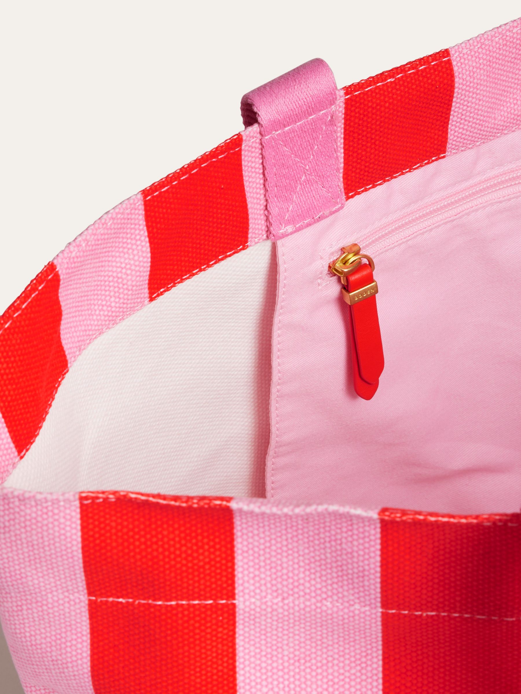 Buy Boden Relaxed Canvas Stripe Tote Bag Online at johnlewis.com