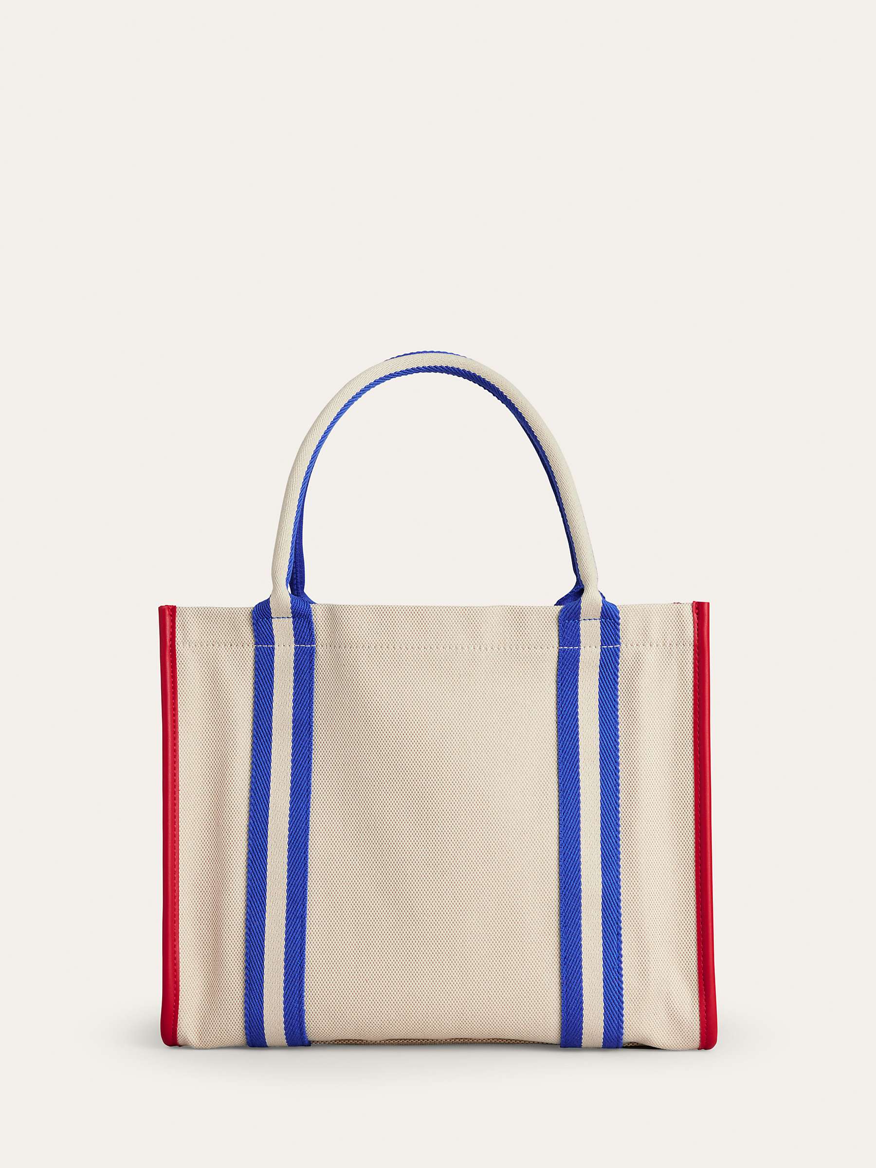 Buy Boden Tilda Canvas Colourblock Tote Bag, Natural/Multi Online at johnlewis.com
