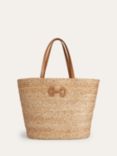 Boden Woven Summer Basket Bag, Natural