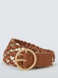 John Lewis Kids' Webbed Belt, Tan