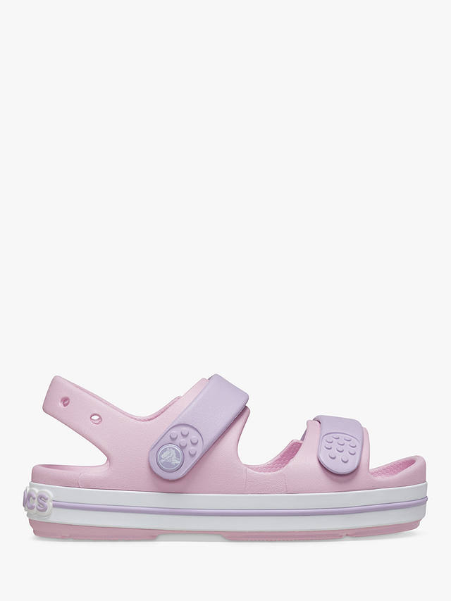 Crocs Kids' Crocband™ Cruiser Sandals, Pink/Lilac