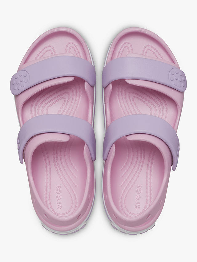 Crocs Kids' Crocband™ Cruiser Sandals, Pink/Lilac
